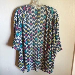 PAINTED THREADS Lightweight Knit Cardigan